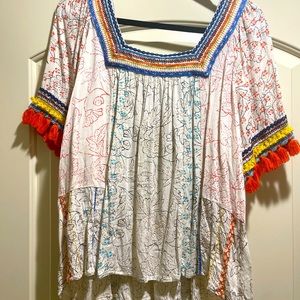 Anthropologie Boho Top